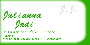 julianna jadi business card